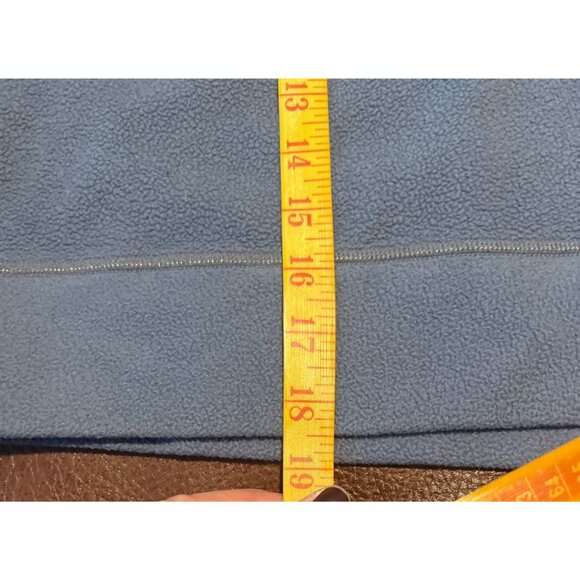 Nike Dri-Fit Womens Light Blue Cropped Fleece Long Sleeve Sweatshirt L - Picture 4 of 7